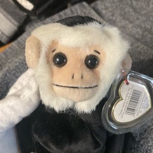 MOOCH the Spider Monkey Ty Beanie Baby with Errors